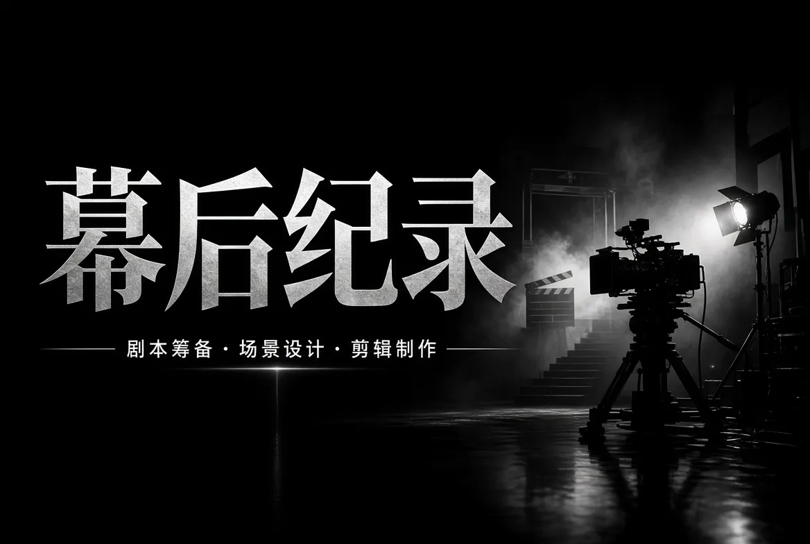 镜头之外,作品是被一层层做出来的